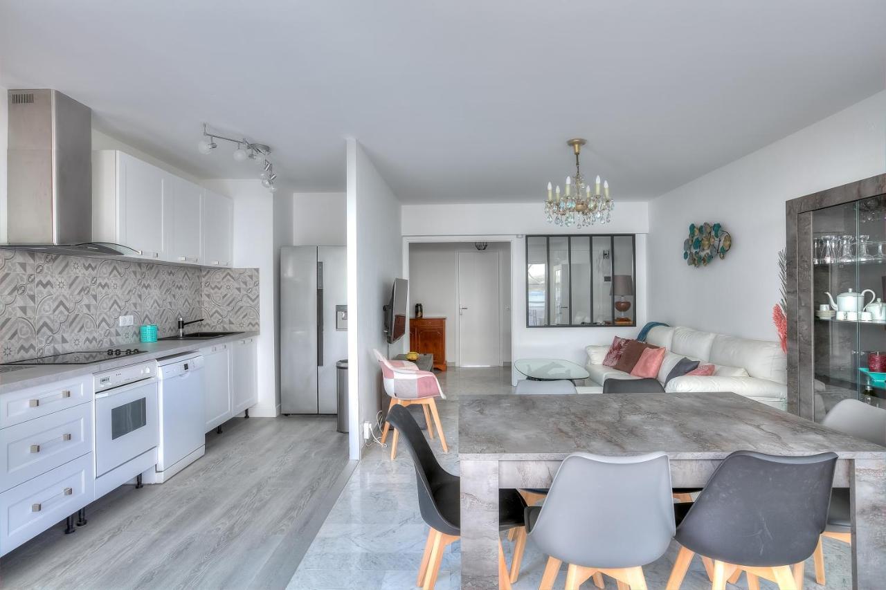Le Sun-beach - Spacieux 3 Pieces Avec Parking A 400 M Des Plages De * Juan-les-Pins